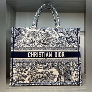 Like New Authentic Large Dior Book Tote